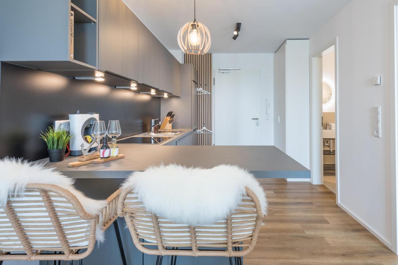 Apartment N14 Direkt Am Nordseedeich Mit Blick Auf Den See Nordstrand Eksteriør bilde