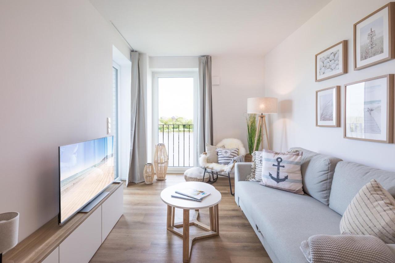 Apartment N14 Direkt Am Nordseedeich Mit Blick Auf Den See Nordstrand Eksteriør bilde