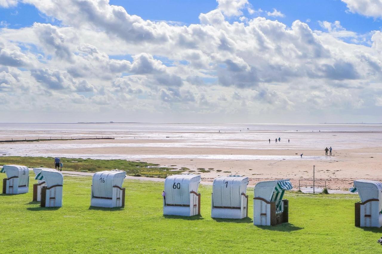 Apartment N14 Direkt Am Nordseedeich Mit Blick Auf Den See Nordstrand Eksteriør bilde