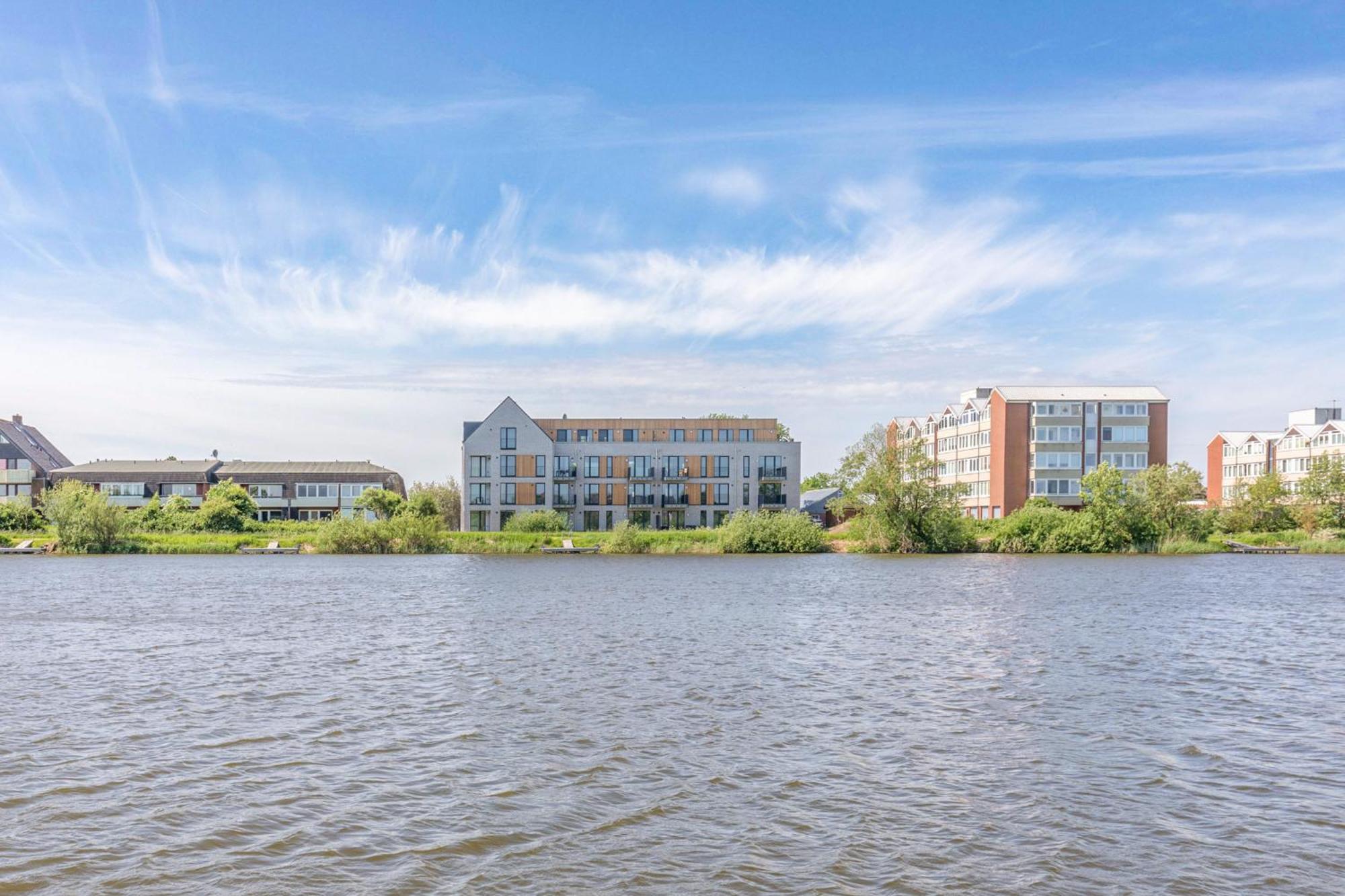 Apartment N14 Direkt Am Nordseedeich Mit Blick Auf Den See Nordstrand Eksteriør bilde
